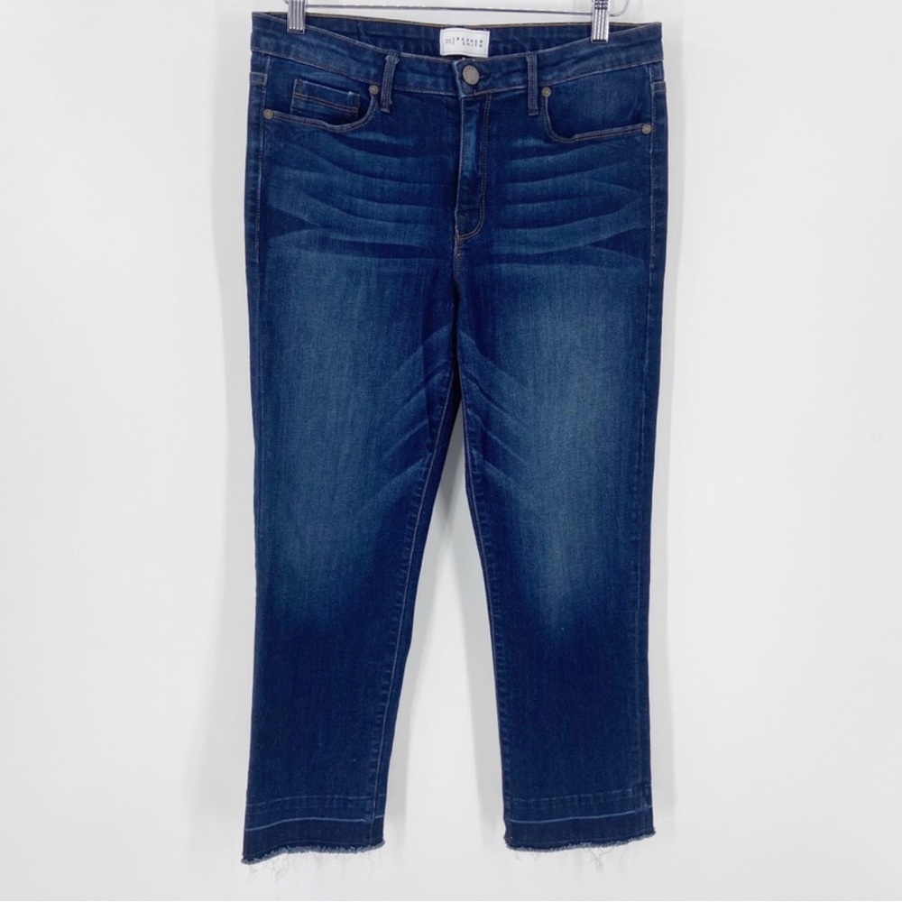 PARKER SMITH Dark Wash Jeans Size 31 Released Hem
